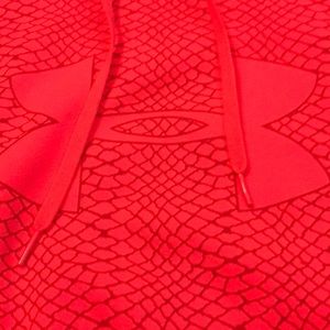 Neon pink patterned hoodie